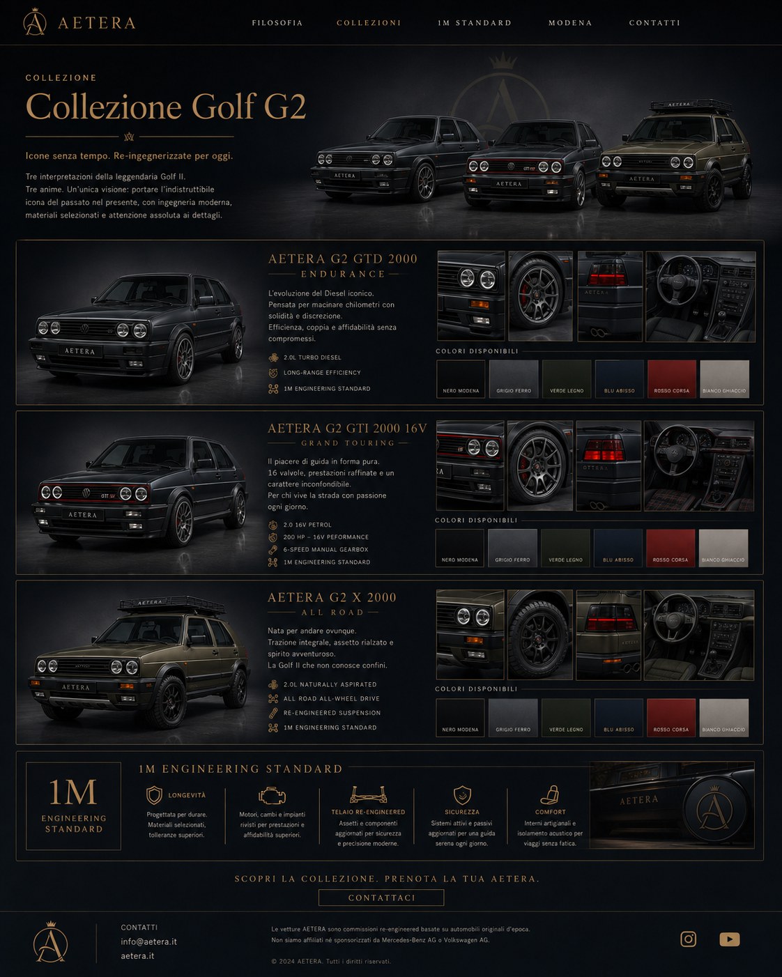 Collezione Golf G2 AETERA